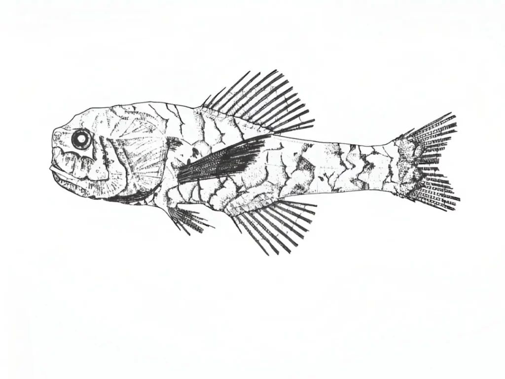 Imagen que muestra la ilustración de un yelmo de nariz cuadrada en blanco y negro estilo dibujo a lápiz